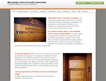 Tablet Screenshot of nymetrovision.com